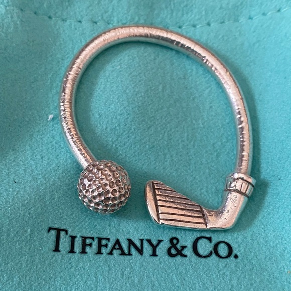 Tiffany & Co. Other - Tiffany & Co. Golf Club & Golf Ball Vintage Sterling 925 Key Ring ⛳️